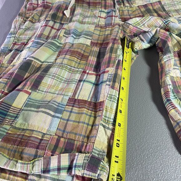 Kim Rogers Bermuda Shorts Patchwork Plaid 100% Cotton Womens Size 16 Multicolor - Picture 7 of 9